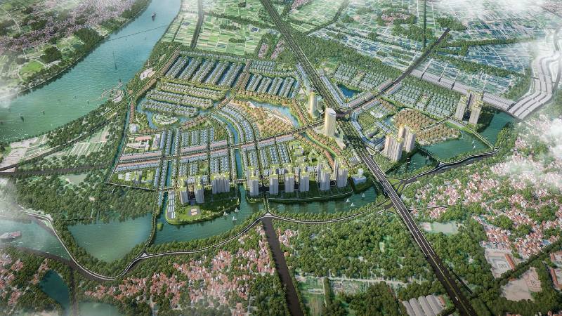 Dự án ven sông Hồng có bước chuyển mình về một đô thị hiện đại